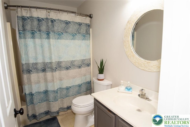 1325 Devon Cir S, Whitehall Twp, PA 18104 - bathroom featuring vanity and toilet