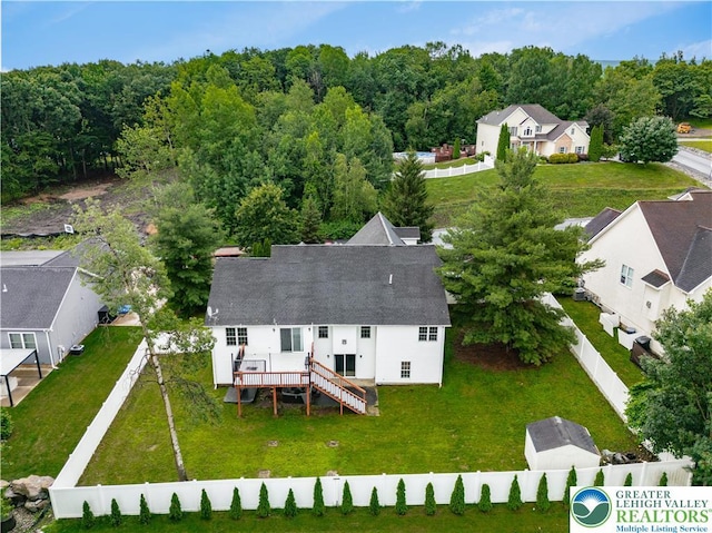 620 Pittston Ave, Luzerne, PA 18641 - aerial view of property and surrounding area featuring a forest