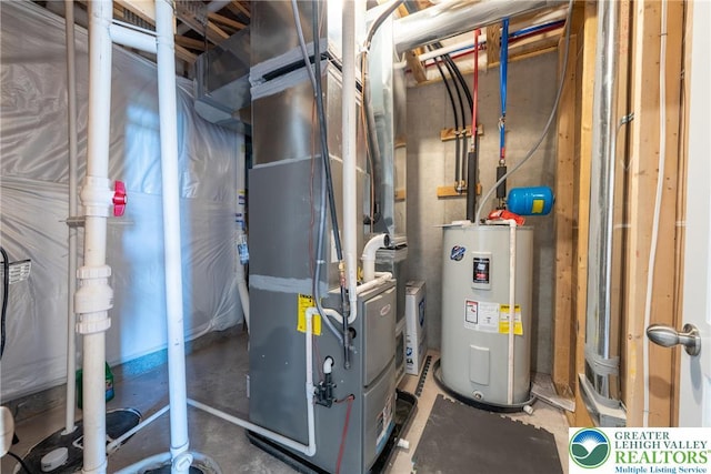 4901 Brookside Ct, Upper Saucon Twp, PA 18036 - utilities with water heater and heating unit