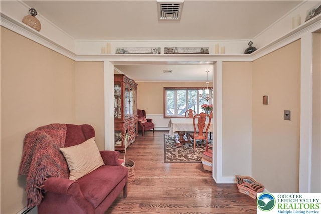 1812 Treeline Dr, Forks Twp, PA 18040 - hallway with wood finished floors