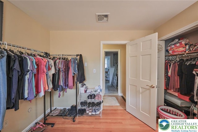 1812 Treeline Dr, Forks Twp, PA 18040 - spacious closet featuring wood finished floors