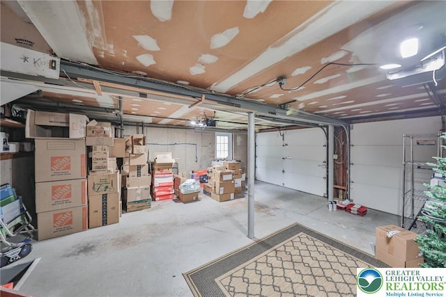 1812 Treeline Dr, Forks Twp, PA 18040 - garage featuring a garage door opener