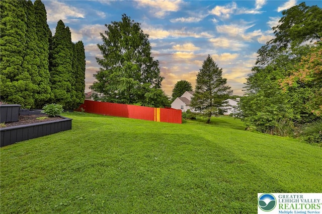 1812 Treeline Dr, Forks Twp, PA 18040 - view of yard at dusk
