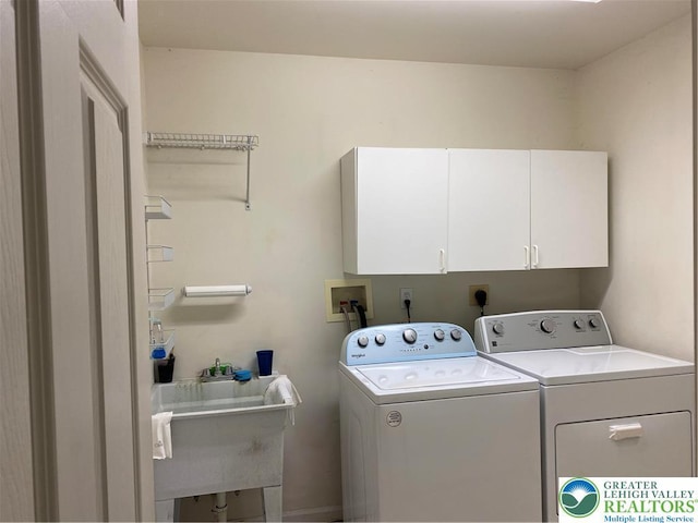 120 Palomino Cir, Washington Twp, PA 18013 - laundry room with cabinet space and independent washer and dryer