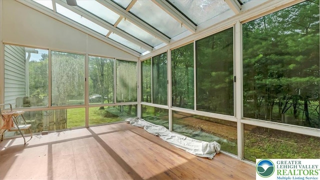 671 Dotters Corner Rd, Polk Twp, PA 18058 - unfurnished sunroom with lofted ceiling