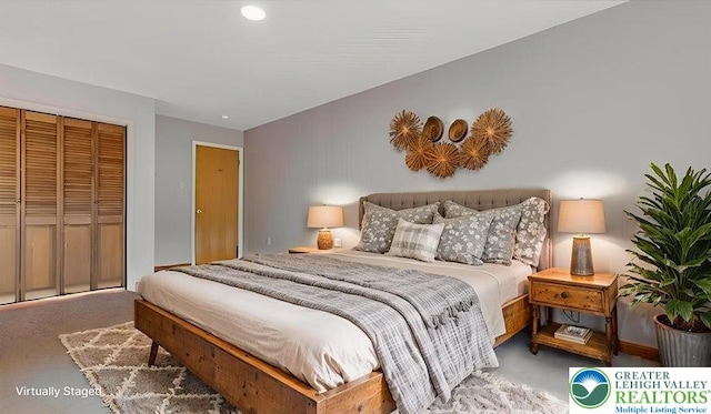 671 Dotters Corner Rd, Polk Twp, PA 18058 - bedroom with a closet and carpet flooring