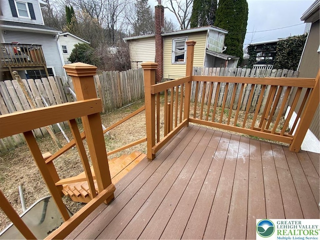 838 E Patterson St, Lansford Boro, PA 18232 - deck with a fenced backyard