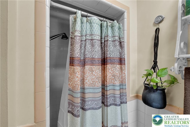 1919 W Cedar St Unit 1919, Allentown City, PA 18104 - full bath with a shower with curtain