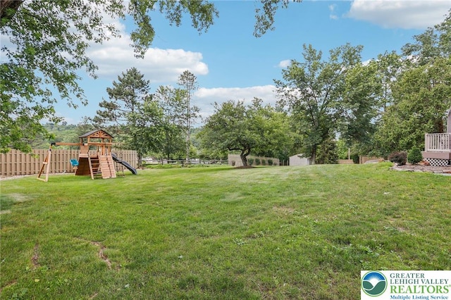 6365 Constitution Rd, Lowhill Twp, PA 18078 - view of yard featuring a playground