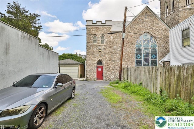 209 Cattell St, Easton, PA 18042 - view of side of property featuring stone siding