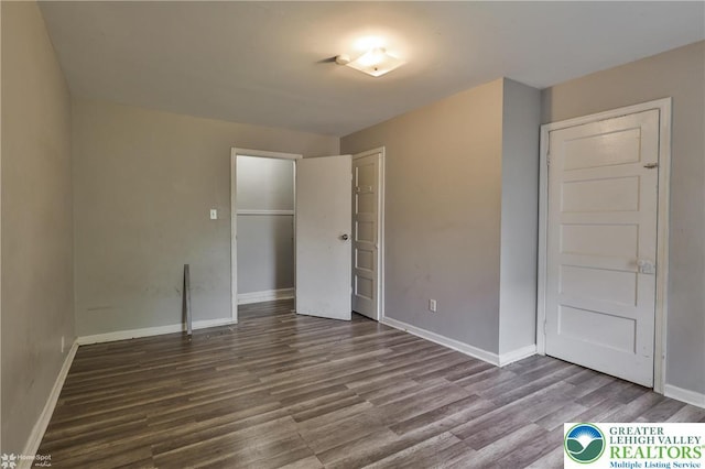 209 Cattell St, Easton, PA 18042 - unfurnished bedroom with wood finished floors and a closet