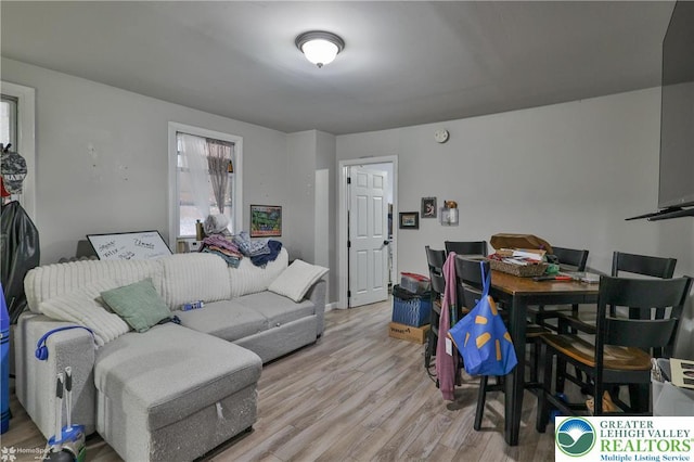 209 Cattell St, Easton, PA 18042 - living room featuring light wood-style flooring