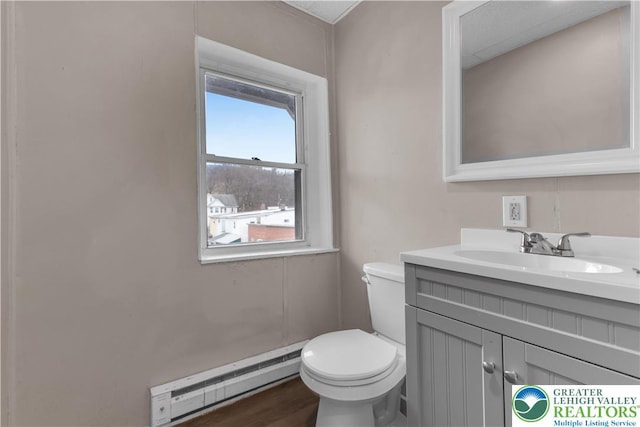 409 Broad St Unit 409, Tamaqua Boro, PA 18252 - bathroom with a baseboard radiator and vanity