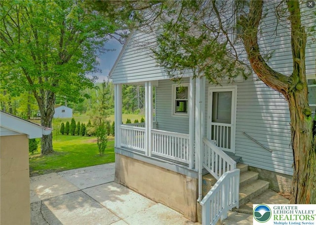 717 Claremont Ave, Schuylkill, PA 18252 - view of outbuilding featuring covered porch