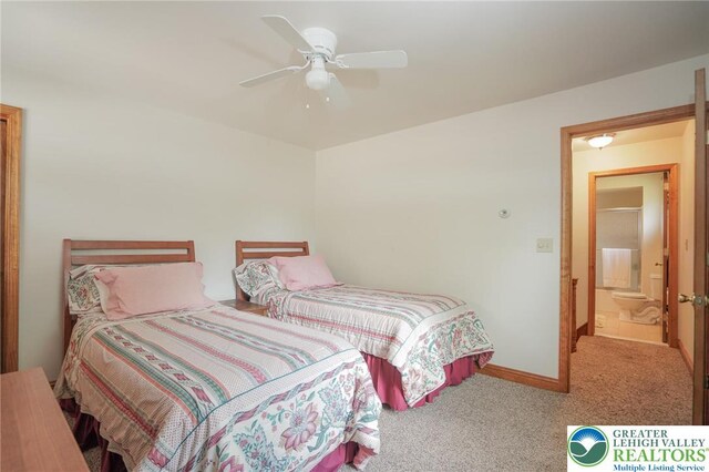 717 Claremont Ave, Schuylkill, PA 18252 - bedroom with carpet and ceiling fan