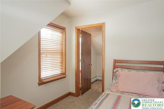 717 Claremont Ave, Schuylkill, PA 18252 - bedroom with carpet and a baseboard radiator