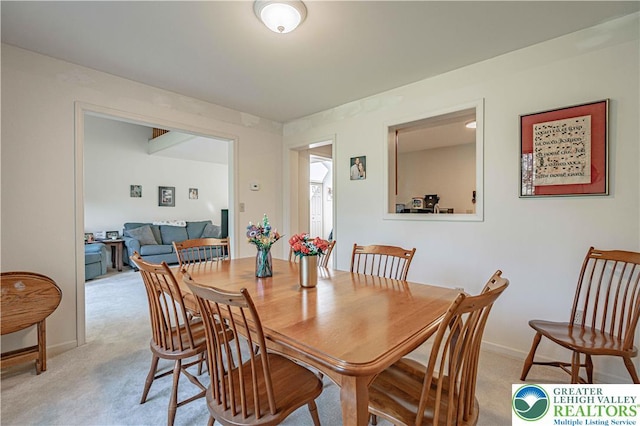 21 Winfield Ct, Easton, PA 18045 - dining area featuring light colored carpet