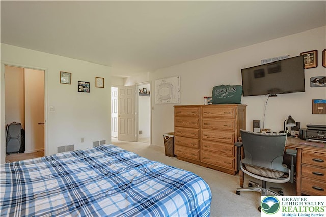 21 Winfield Ct, Easton, PA 18045 - bedroom with an office area and light carpet