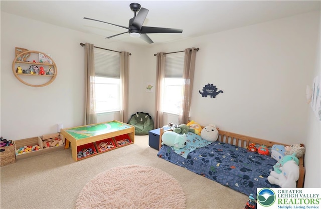 330 Bendelow Ln, Northampton Boro, PA 18067 - bedroom featuring carpet and a ceiling fan