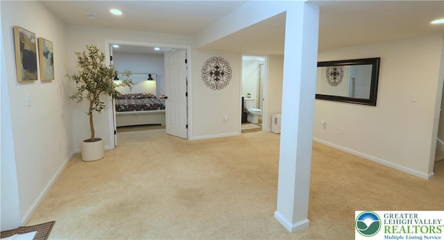 330 Bendelow Ln, Northampton Boro, PA 18067 - hall featuring carpet flooring and recessed lighting