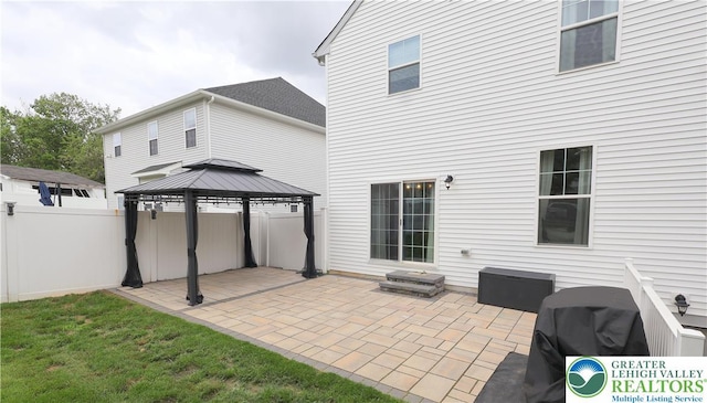 330 Bendelow Ln, Northampton Boro, PA 18067 - rear view of property featuring a patio area and a gazebo