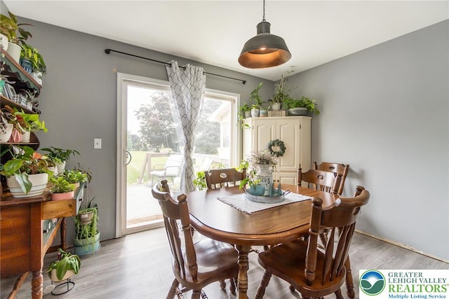 104 Stephanie Dr, Palmer Twp, PA 18045 - dining area featuring light wood-style flooring