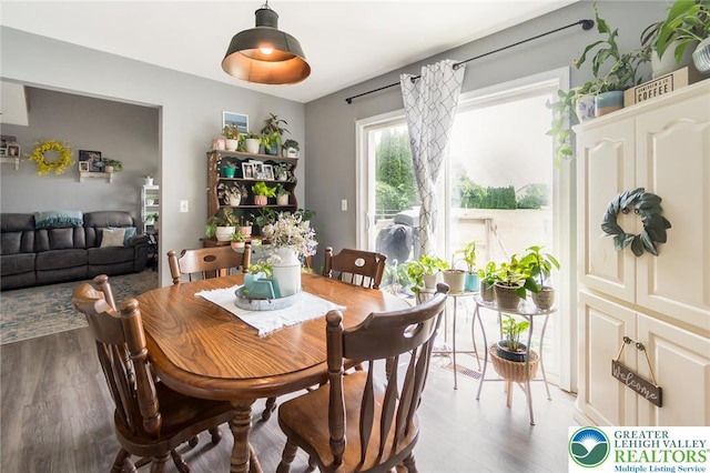104 Stephanie Dr, Palmer Twp, PA 18045 - dining room featuring wood finished floors