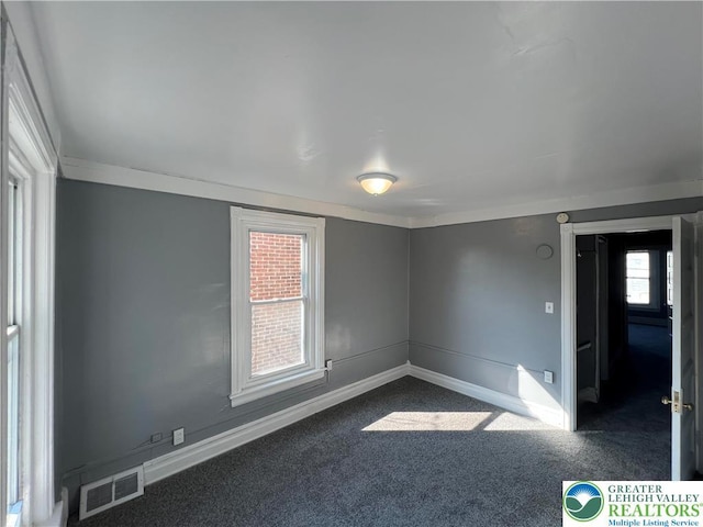 18 S Bradford St, Allentown City, PA 18109 - unfurnished room featuring dark colored carpet