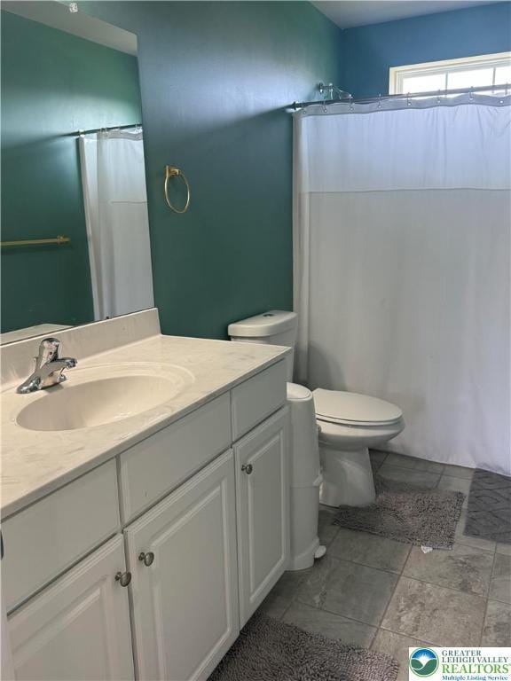 3563 Sweetgum Dr, Lower Nazareth Twp, PA 18064 - bathroom featuring vanity and a shower with shower curtain