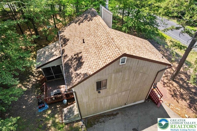 117 Manchester Dr, Lehman Twp, PA 18324 - view from above of property