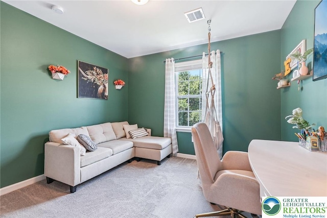 3334 Coventry Dr, Lower Macungie Twp, PA 18062 - living room featuring carpet floors