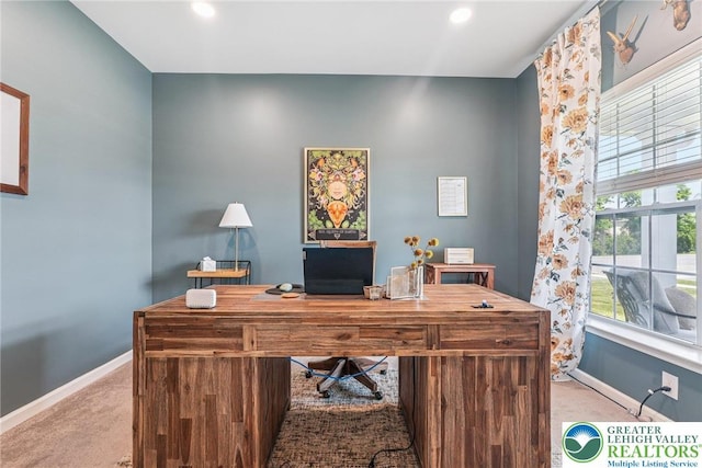 3334 Coventry Dr, Lower Macungie Twp, PA 18062 - carpeted office with recessed lighting