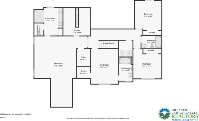 3334 Coventry Dr, Lower Macungie Twp, PA 18062 - view of home floor plan