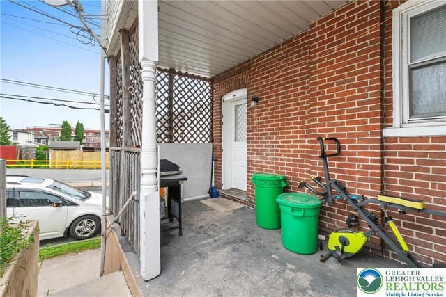 1002 S 6th St, Allentown City, PA 18103 - view of patio featuring grilling area