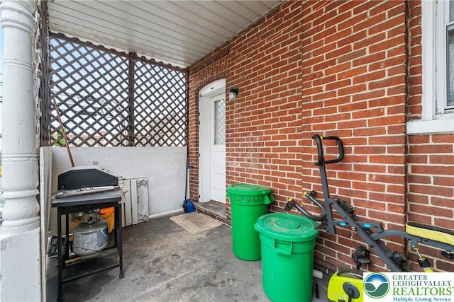 1002 S 6th St, Allentown City, PA 18103 - view of patio featuring a grill