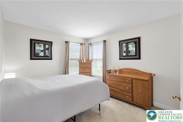 4325 Crosswinds Dr, Easton, PA 18045 - bedroom with light carpet and baseboards
