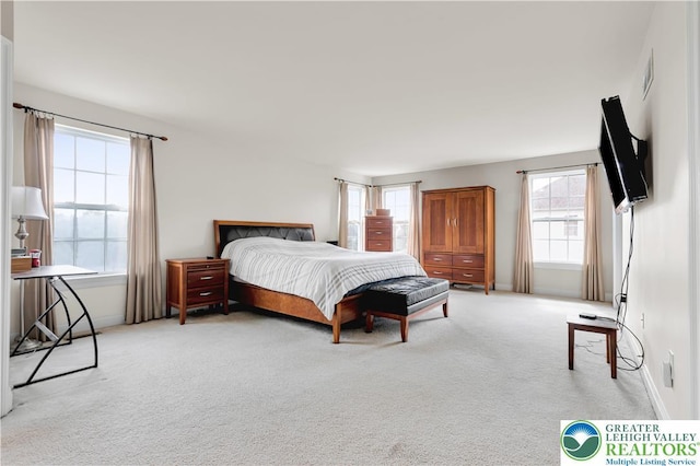 4325 Crosswinds Dr, Easton, PA 18045 - bedroom featuring light colored carpet
