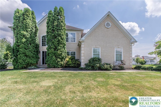 4325 Crosswinds Dr, Easton, PA 18045 - view of front facade with a front yard