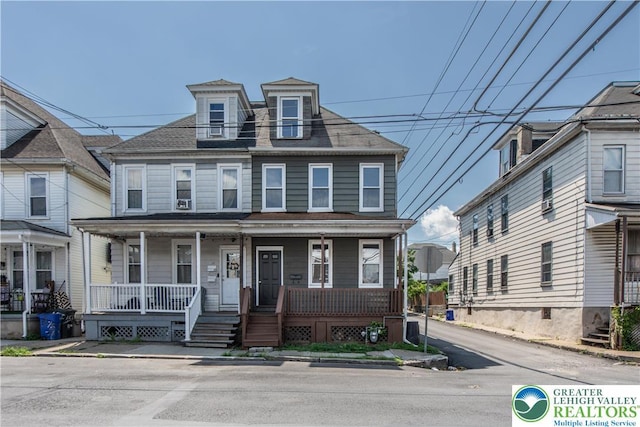 133 S 14th St, Easton, PA 18042 - view of property with covered porch