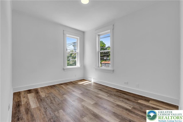 133 S 14th St, Easton, PA 18042 - unfurnished room featuring wood finished floors and baseboards