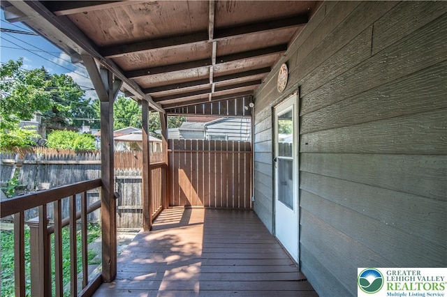 133 S 14th St, Easton, PA 18042 - view of wooden terrace