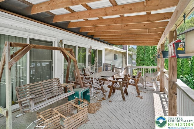 4157 Butternut Dr, Lehigh Twp, PA 18088 - view of deck