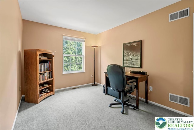 4220 Cheyenne Ct, North Whitehall Twp, PA 18078 - carpeted home office with baseboards