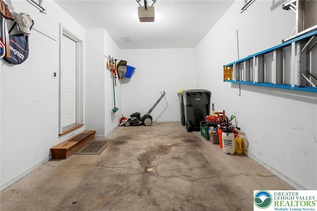 4220 Cheyenne Ct, North Whitehall Twp, PA 18078 - garage featuring a garage door opener