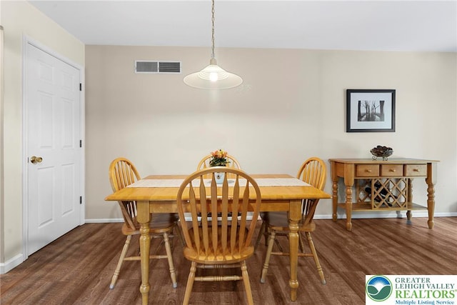 4220 Cheyenne Ct, North Whitehall Twp, PA 18078 - dining room with dark wood-style floors and baseboards