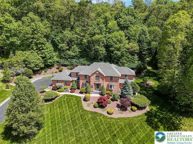 1376 Buck Ridge Dr, Hamilton Twp, PA 18360 - view from above of property