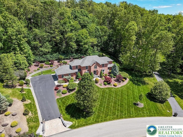 1376 Buck Ridge Dr, Hamilton Twp, PA 18360 - aerial view of property and surrounding area