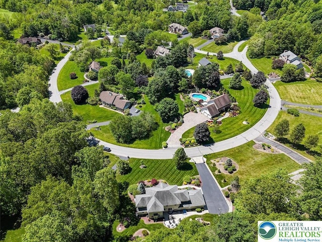 1376 Buck Ridge Dr, Hamilton Twp, PA 18360 - drone / aerial view