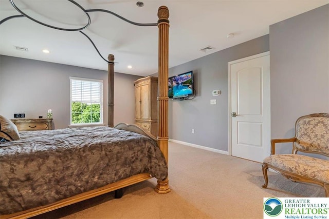 1376 Buck Ridge Dr, Hamilton Twp, PA 18360 - carpeted bedroom with recessed lighting