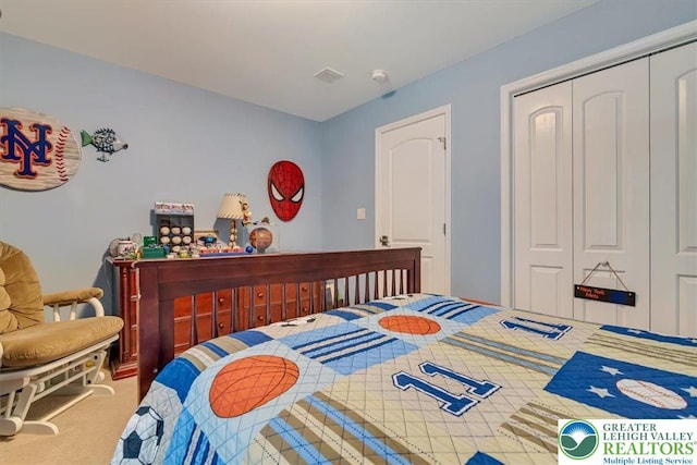 1376 Buck Ridge Dr, Hamilton Twp, PA 18360 - carpeted bedroom with a closet